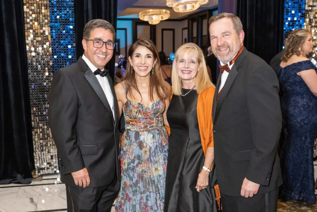 Alejandra & Edgar Rincon, Patty & Karl Schmidt at the Make-A-Wish gala (Photo by Jacob Power)