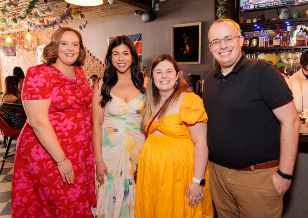 Anna Gryska, Victoria Villareal, Ariana Anjier, Jack Angier  at the Dress for Success Women of Wardrobe Spring Fling. 