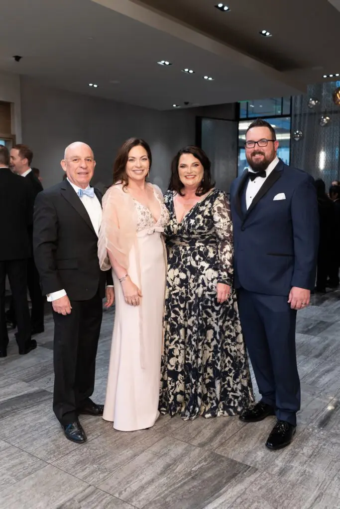 Barry & Kristen Palmer, Shelly & Jake Millwee at the Make-A-Wish ball (Photo by Daniel Ortiz)