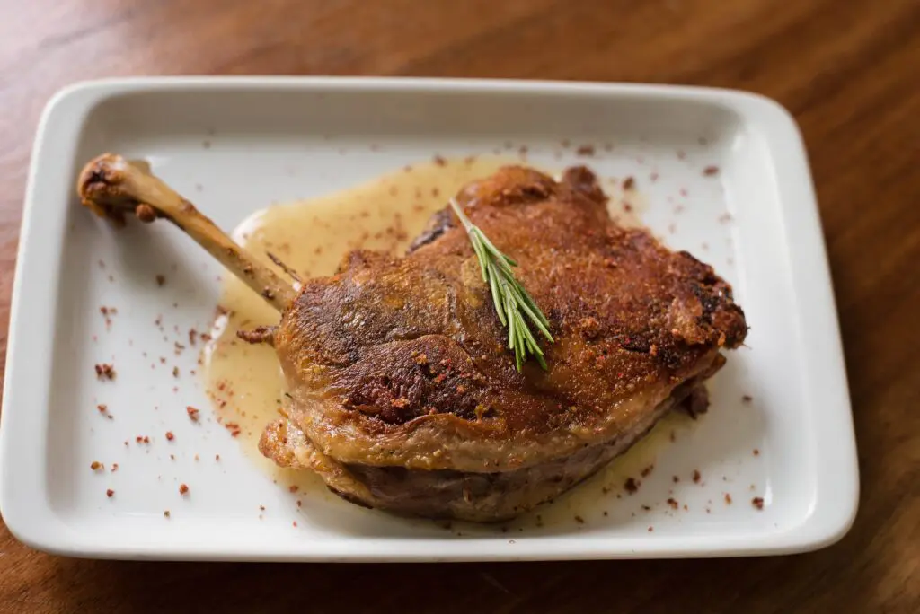 One of the best-loved dishes on the menu is the duck confit.  (Photo by Photos courtesy of Bistro Menil)