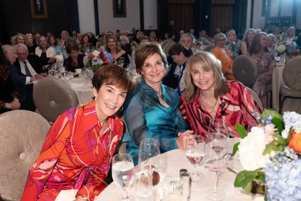 Susan Finnegan, Lynn Smith, Christiana McConn at the Brookwood gala