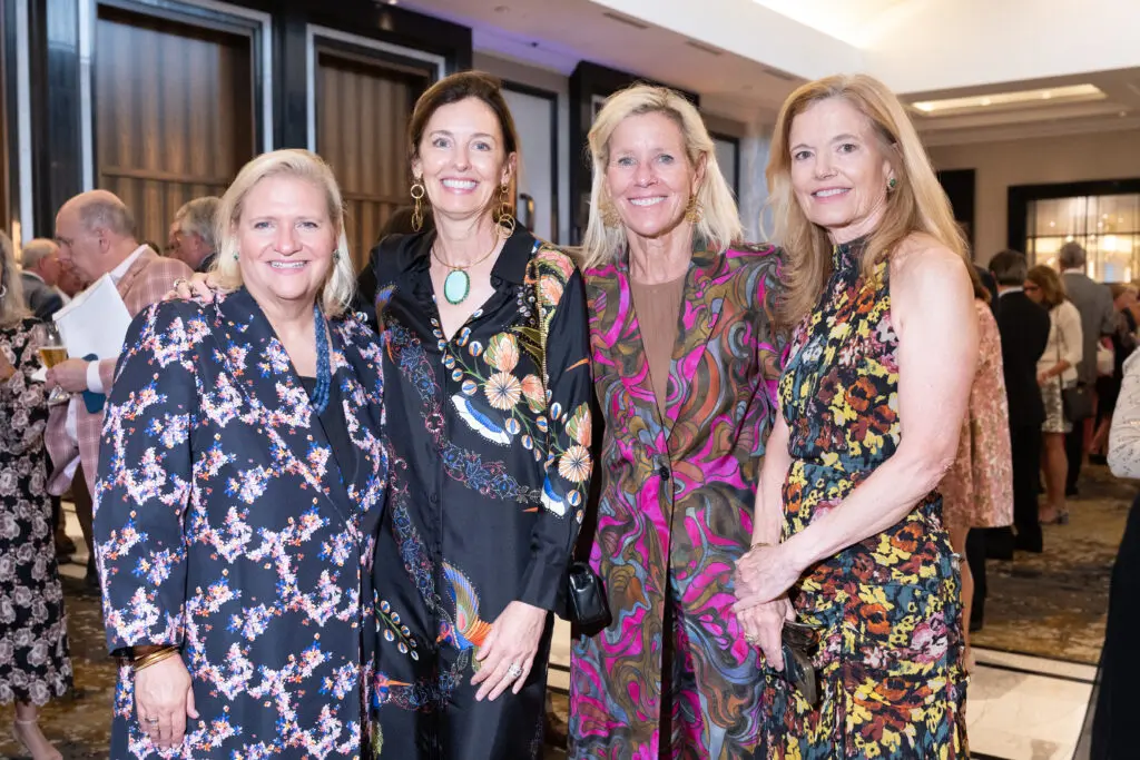 Suzanne McGee, Leslie Johnson, Boo Kennedy, Emily Chapman at the Brookwood gala.