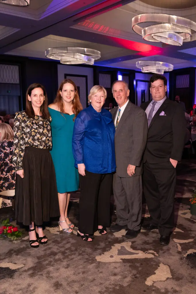 Mary Catherine Jones, Elizabeth Blanton, Leslie and Jack Blanton, Jr., Jackson Blanton at the Brookwood gala