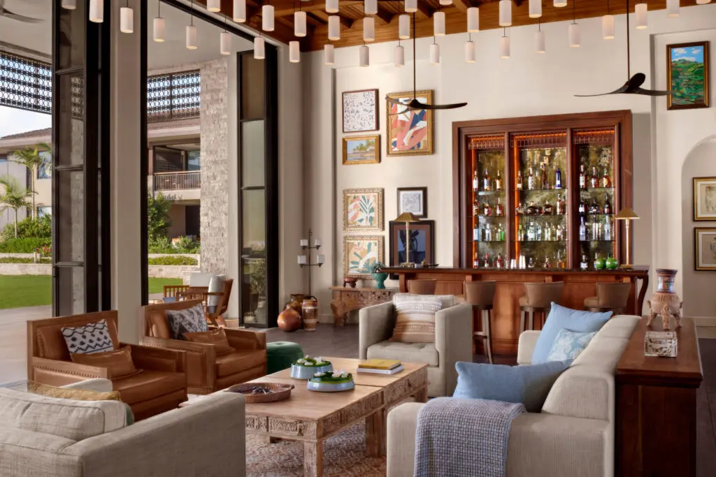 When we arrived at the property, we were greeted at La Casita, a small welcome building inspired by traditional Costa Rica villages, by our designated Mandu before entering La Casona — the resort's "living room," with a fully-stocked bar. (Courtesy)