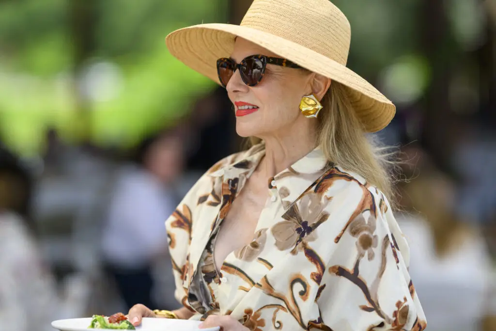 Celina Hellmund at Fashion in the Fields at Hope Farms benefitting Recipe For Success (Photo Michelle Watson)