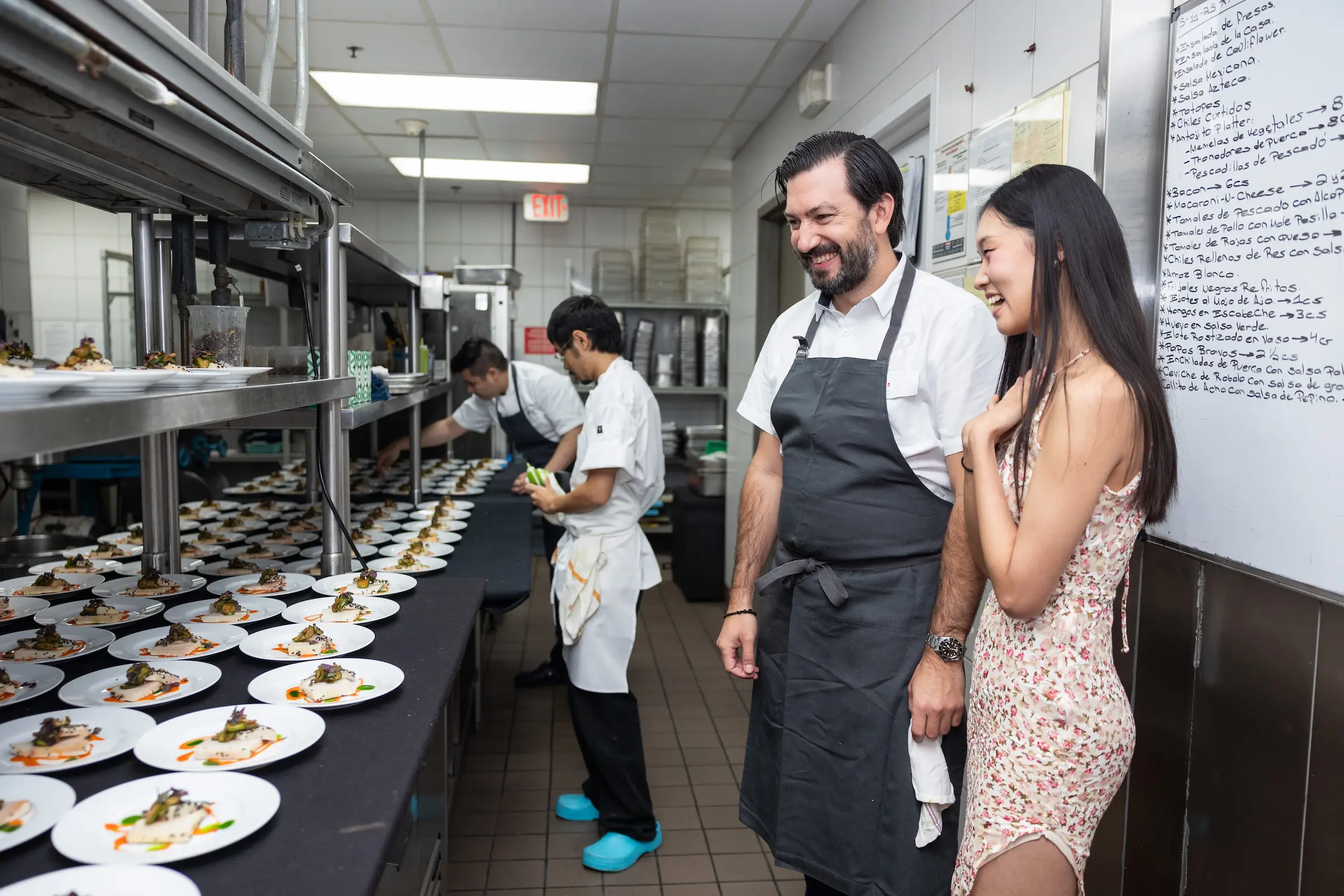 Chef Aaron Bludorn and Danbi Kim; Photo Credit Melissa Taylor (Photo by Melissa Taylor)