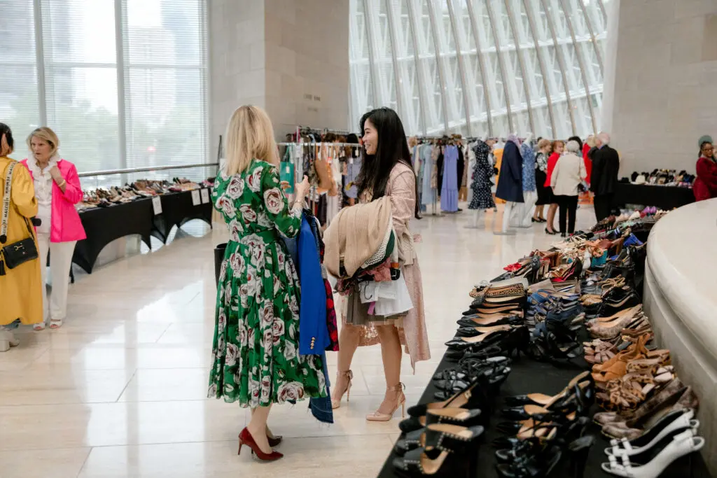 Shoppers browse The Chic Boutique (Photo by The Salvation Army of North Texas)