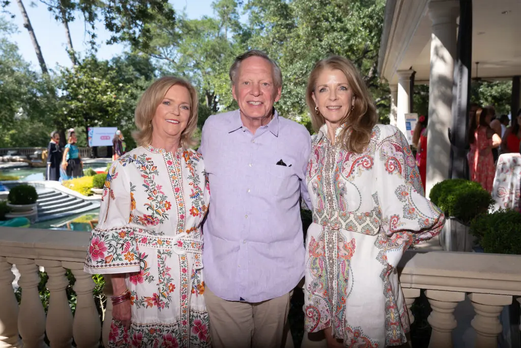 Chree Boydstun, Richard Flowers, Paige Fertitta at Legacy's Cinco de Mayo fiesta.
