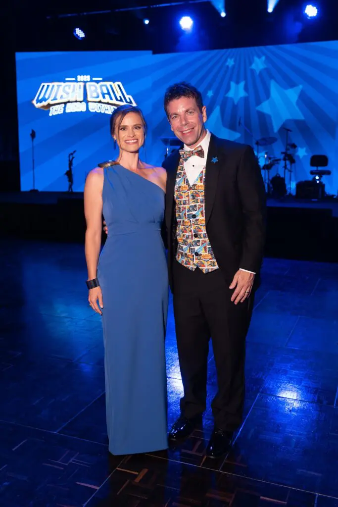 Courtney & Jason Jennaro at the Make-A-Wish ball (Photo by Daniel Ortiz)