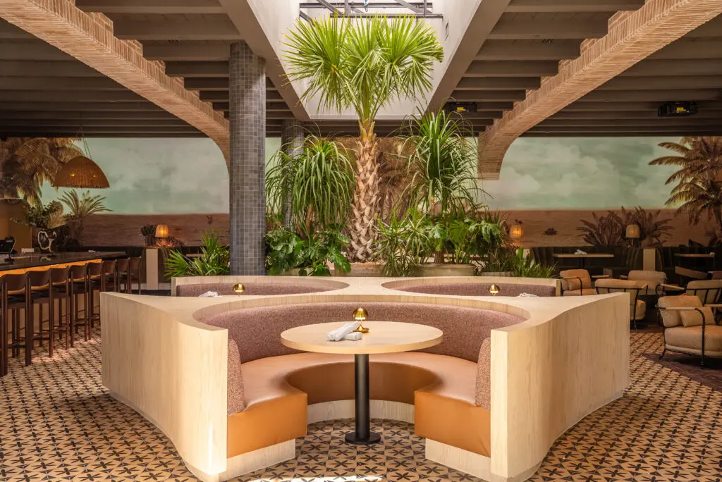 The first outpost of Flagship Restaurant Group’s Phoenix-born concept, Palma brings its distinctive botanical setting to the heart of Deep Ellum. (Courtesy)