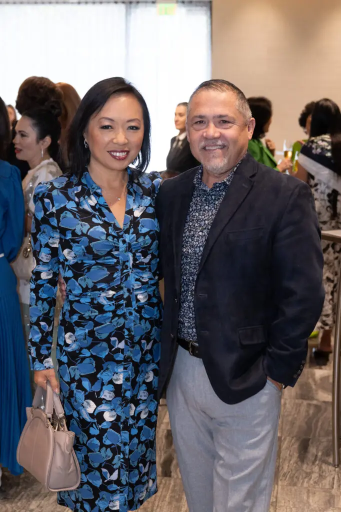 Miya Shay, Bruce Padilla at Asia Society Texas’ inaugural Runway to Asia (Photo by Wilson Parish)