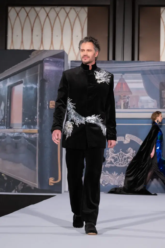 Model at Asia Society Texas’ inaugural Runway to Asia (Photo by Wilson Parish)