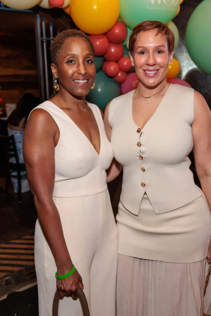 Dana Blegen, DeAnna Willett at the Dress for Success Women of Wardrobe Spring Fling. 
