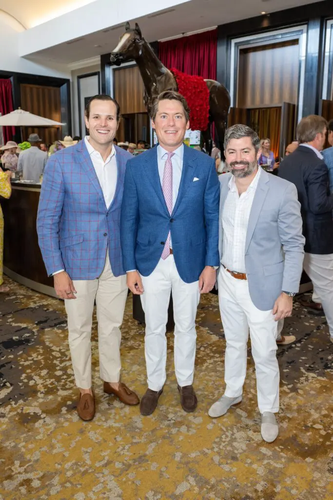 David Sawyer, Conrad Gibbins, Mattt Chuchula at Bo's Place 'Hats, Hearts & Horseshoes' benefit (Photo by Jacob Power)