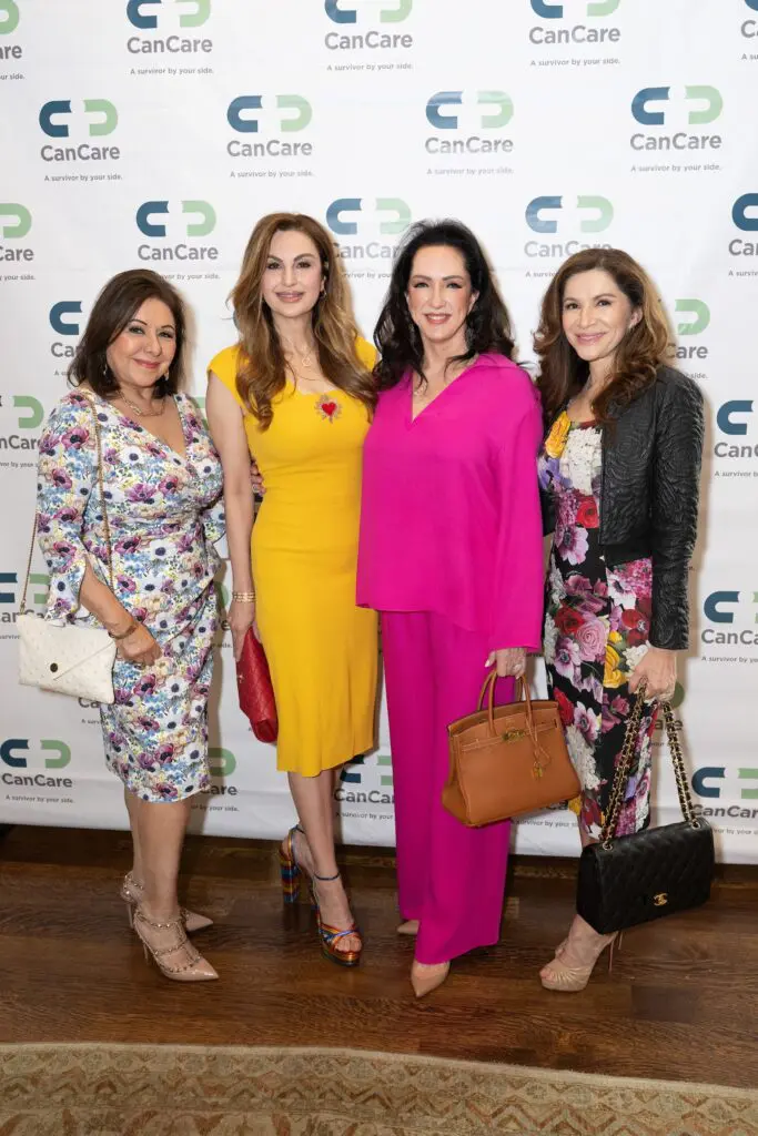 Debbie Festari, Brigitte Kalai, Alicia Smith, Alex Blair  at CanCare's Hope Survivor luncheon (Photo by Jacob Power)