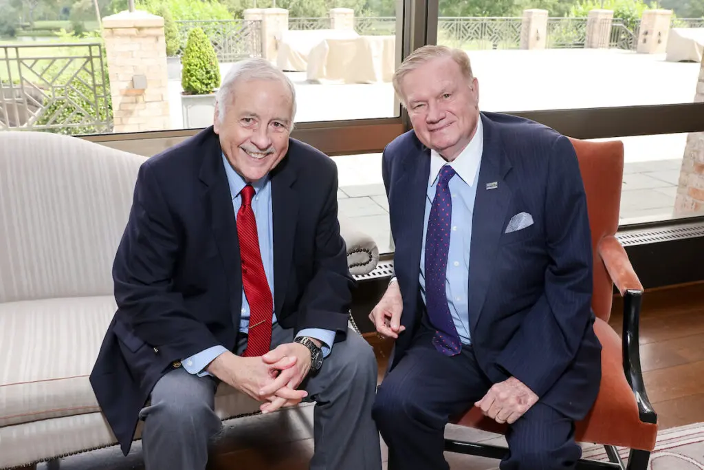 Ed McMahon, Keith Mosing at Men of Distinction (Photo by Priscila Dickson)