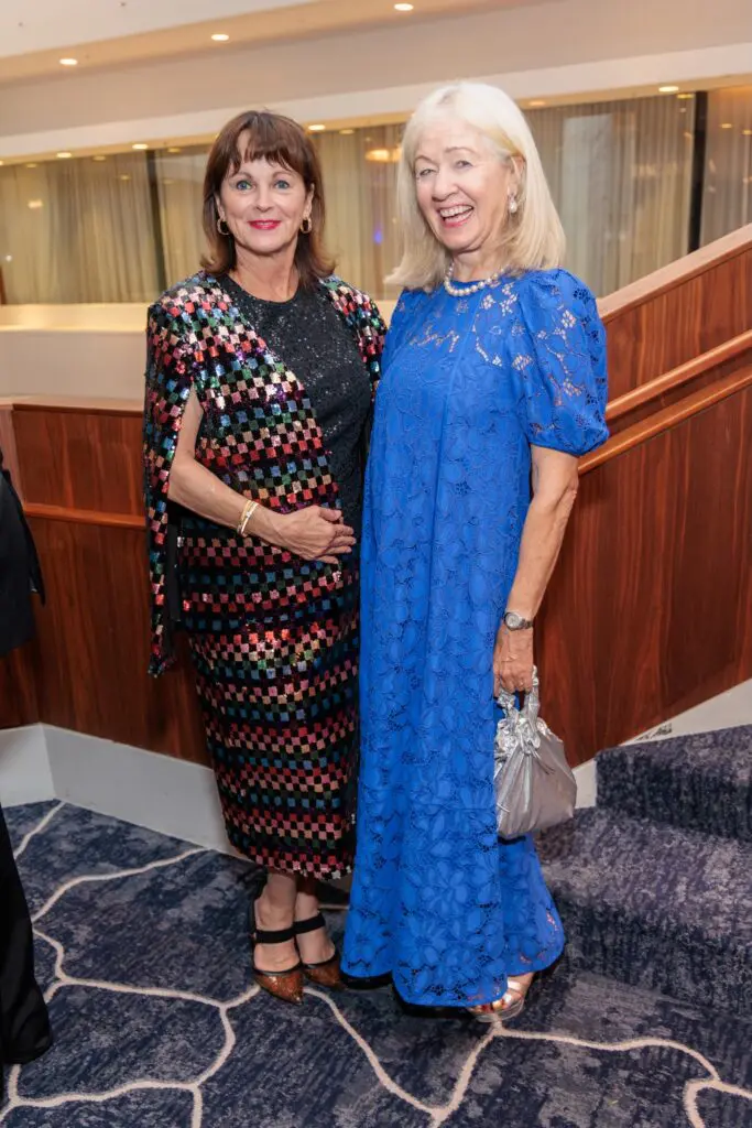 Elaine Finger and Anna Holiday at DACAMERA’s 2025 Music Salons & Supper Club. (Photo by Katy Anderson)