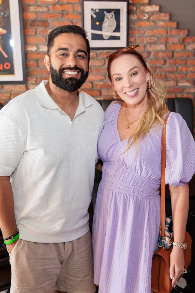 Farhan Charania, Regan Coy at the Dress for Success Women of Wardrobe Spring Fling. 
