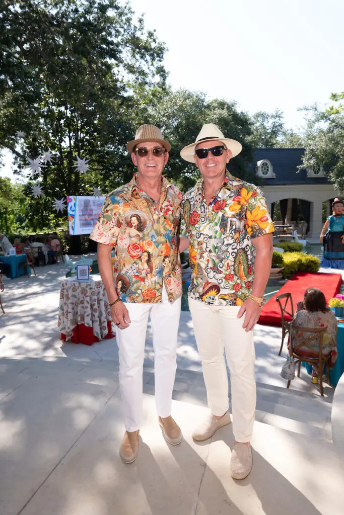 Gerry Heard & Tylor Hearn at Legacy's Cinco de Mayo fiesta.