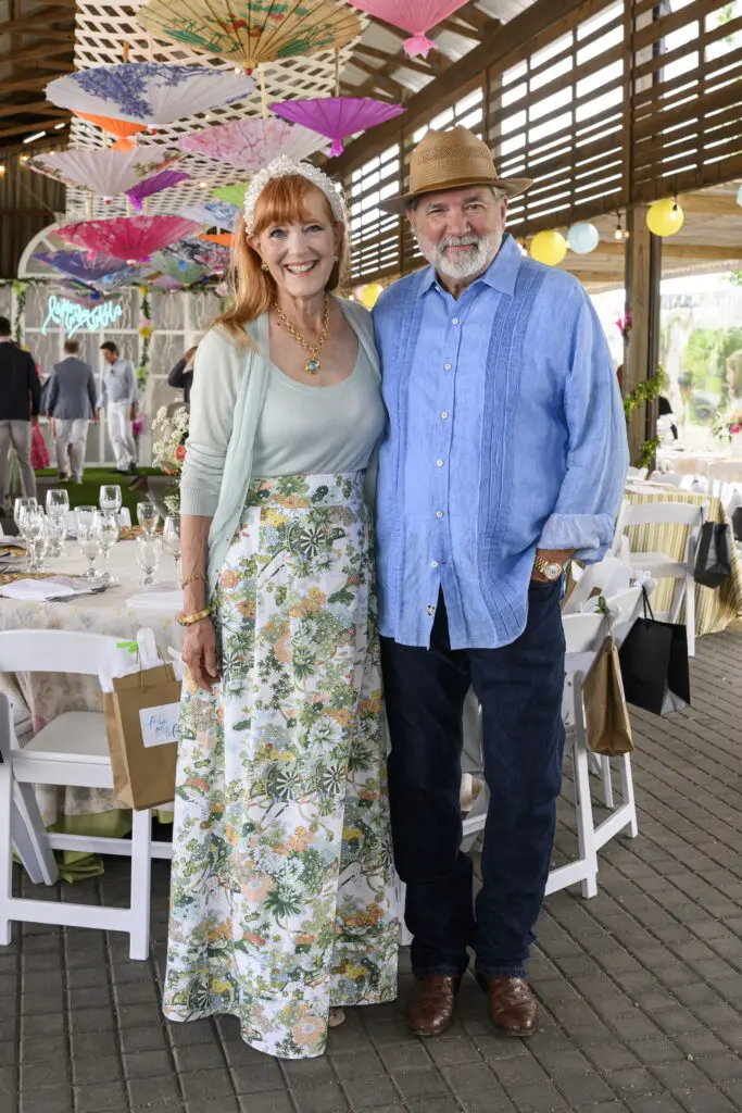 Founders Gracie & Bob Cavnar at Fashion in the Fields at Hope Farms benefitting Recipe For Success (Photo Michelle Watson)