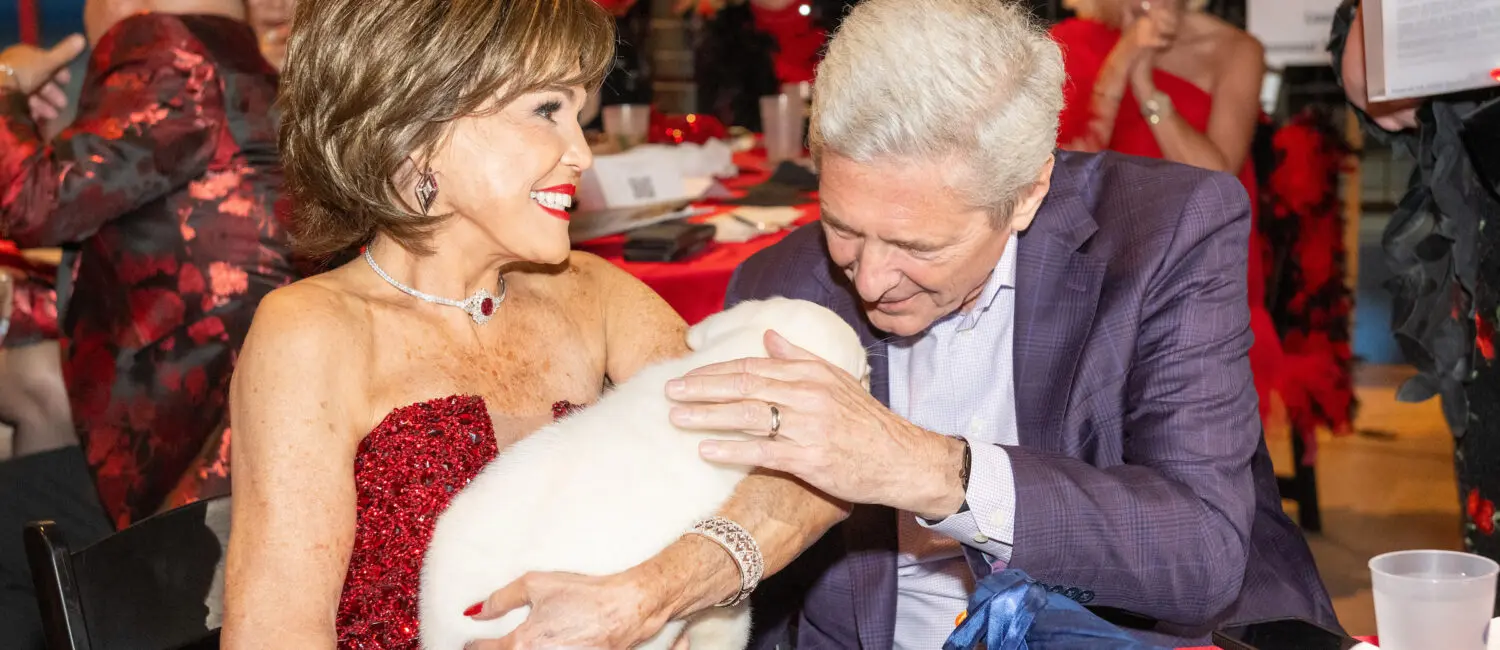 Hallie Vanderhider, Bobby Dees with Puppy2 (photo by Jacob Powers)