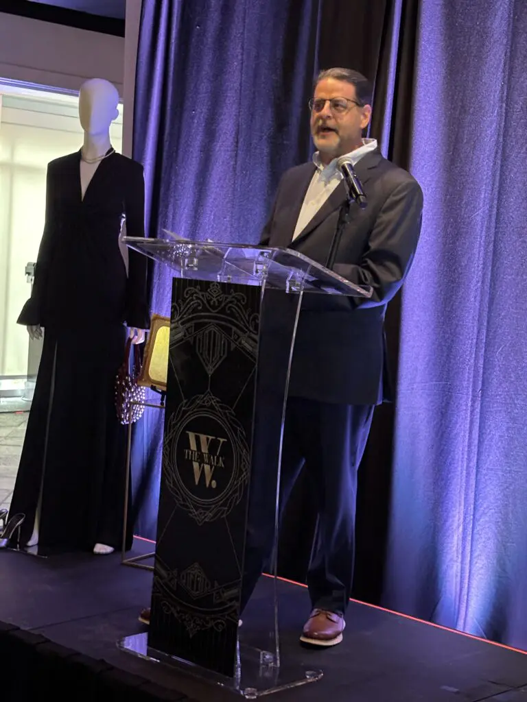Jim Parisi, president of CHI St. Luke’s, is a community member who will be part of the Runway Finale at The Walk gala in August. (Photo by Laura Landsbaum)
