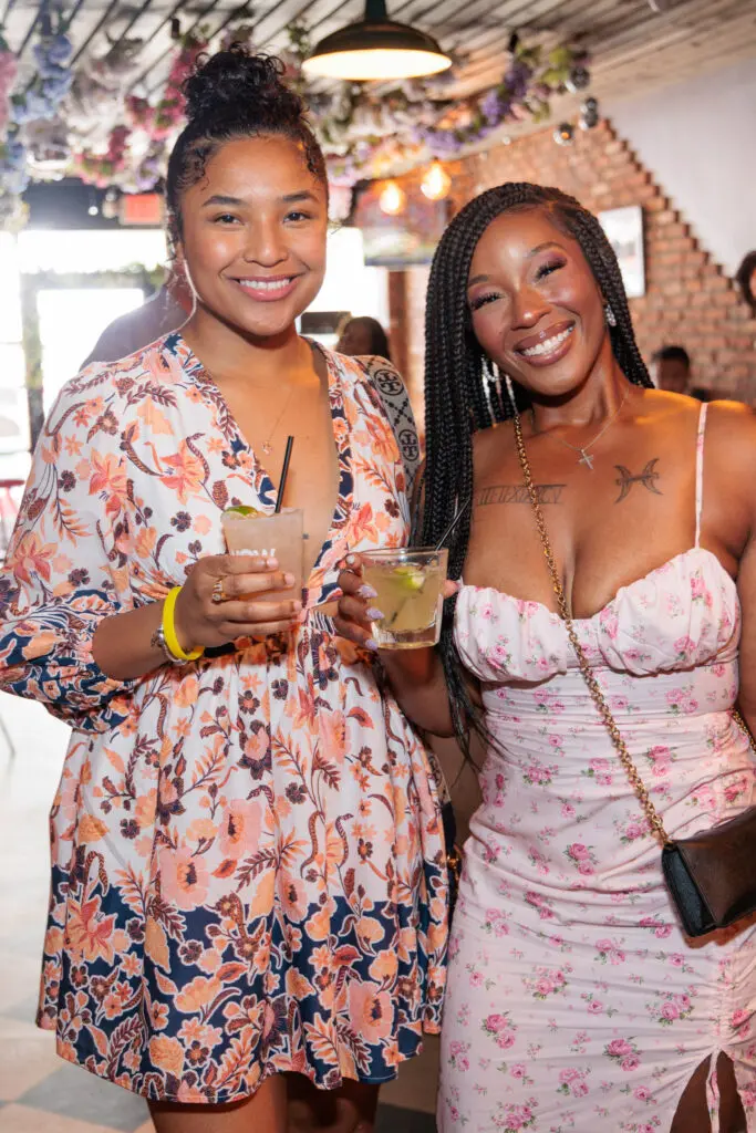 Indira Slade, Zxitasai Scott at the Dress for Success Women of Wardrobe Spring Fling. 