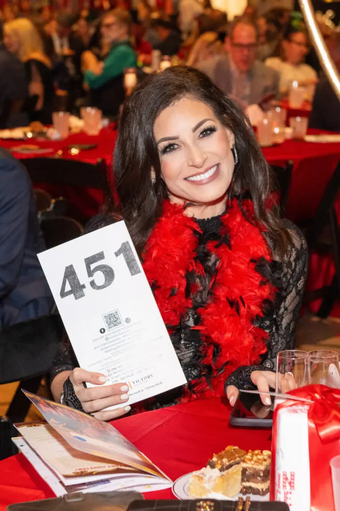 Jody Merritt at Victory's 'Moulin Rouge' gala (Photo by Jacob Power)