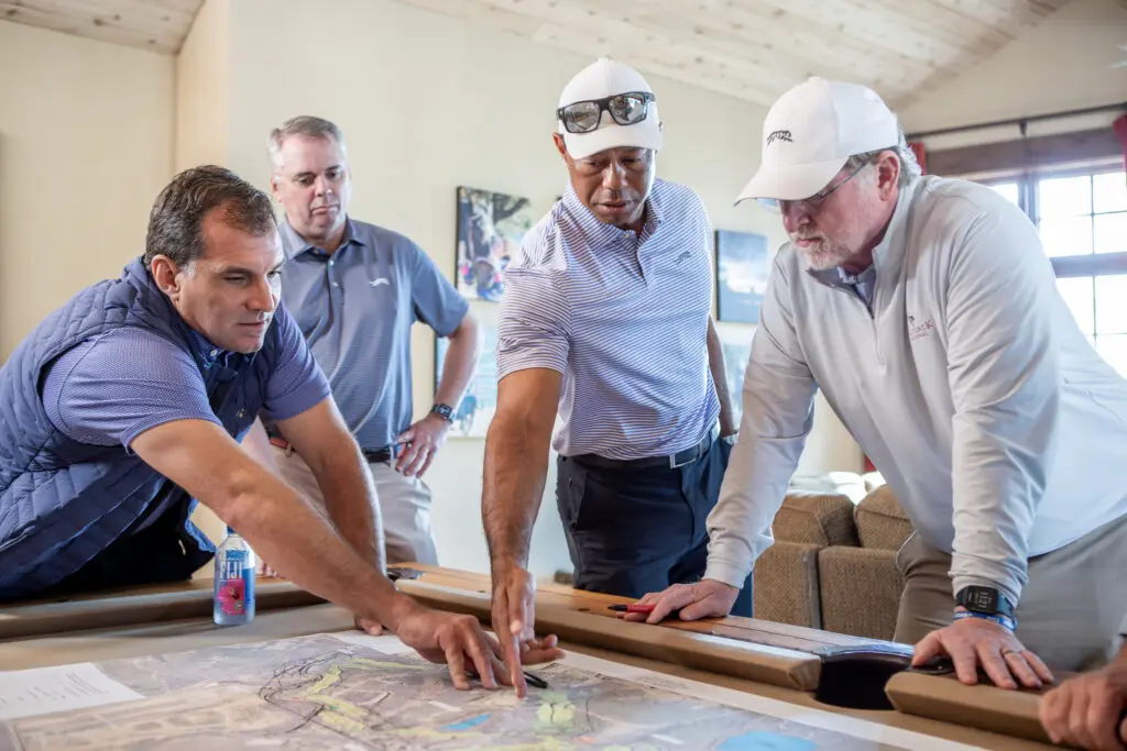 Bluejack Ranch's golf course is designed by Tiger Woods in collaboration with design consultant Beau Welling. (Photo by Bluejack Ranch)
