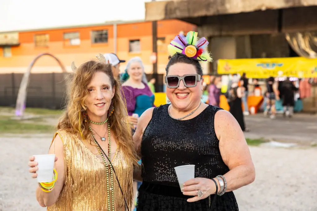 Kat Castellanos, Paula Murphy at The Legendary Art Car Ball 2025 (Photo by Emily Jaschke)