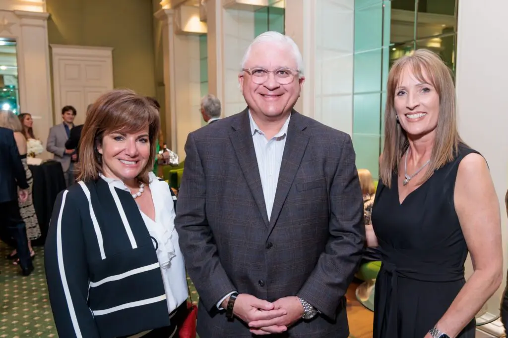Kim Trimble, Randy Walker, Angelia Williams at Convenant House Texas' 'Night of Broadway Stars' (Photo by Katy Anderson)