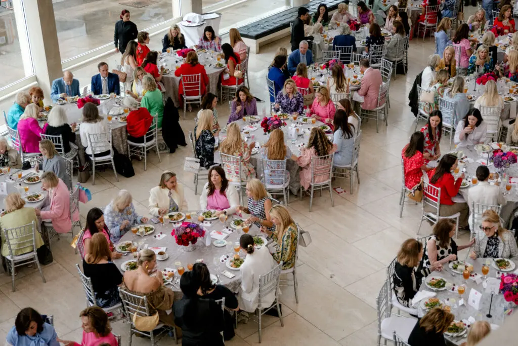 Lunch included the "Salvation Army Signature Salad' and a trio of chocolate truffles. (Photo by The Salvation Army of North Texas)
