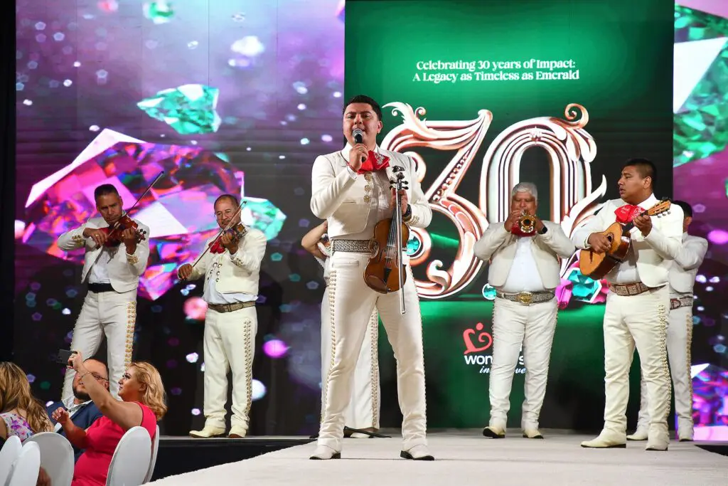 Mariachis perform at the Latin Women's Initiative annual luncheon (Photo by Dave Rossman)