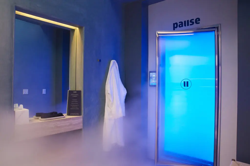Cryotherapy at Pause (Photo by Pause)