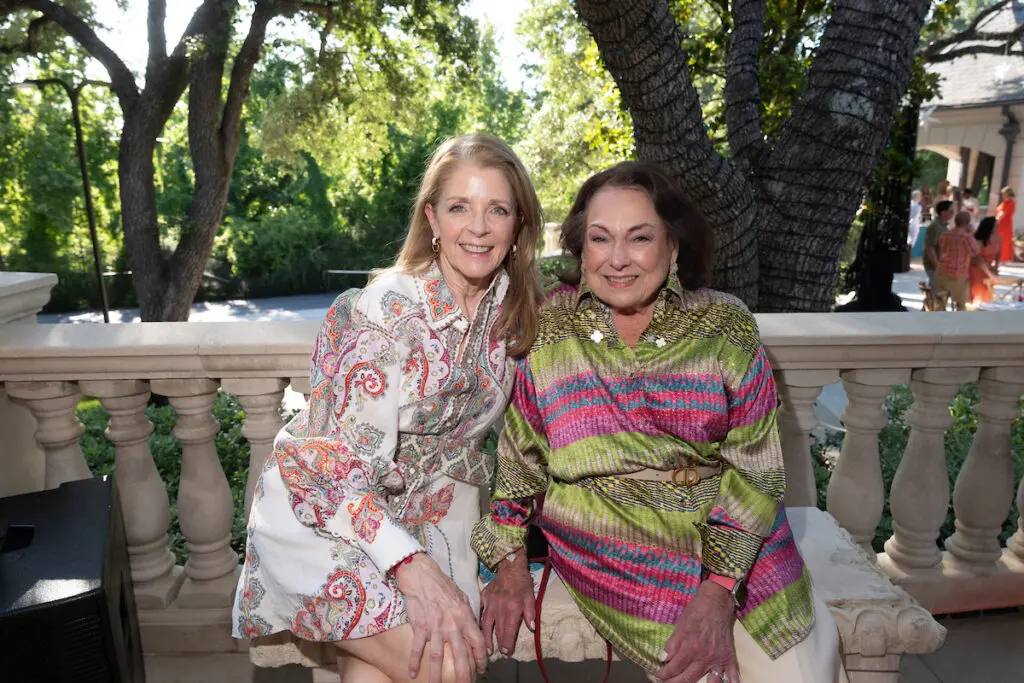 Host Paige Fertitta, Rose Cullen at Legacy's Cinco de Mayo fiesta.
