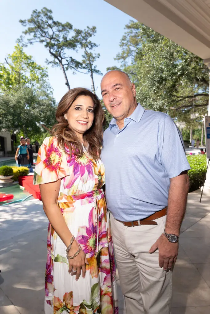 Serene & Hani Barazi at Legacy's Cinco de Mayo fiesta.