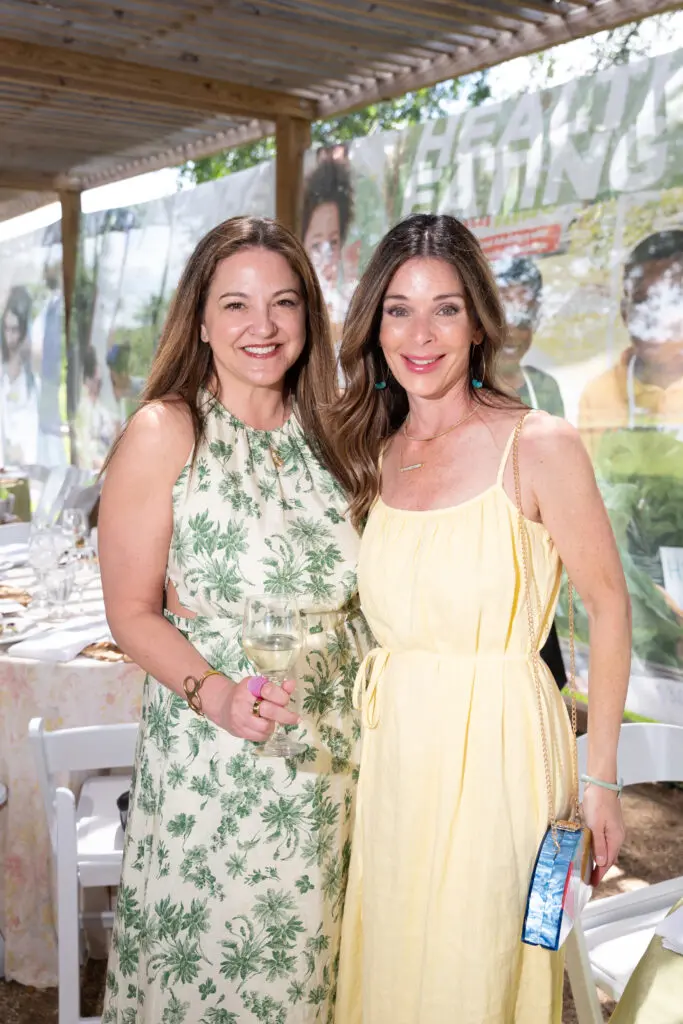 Susan Wilburn, Laura Funk at Recipe for Success' Fashion in the Fields fundraiser ((Photo by Daniel Ortiz)