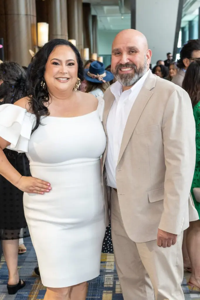 Vicki Luna, Horacio Lerma at the Latin Women's Initiative annual luncheon (Photo by Jacob Power)