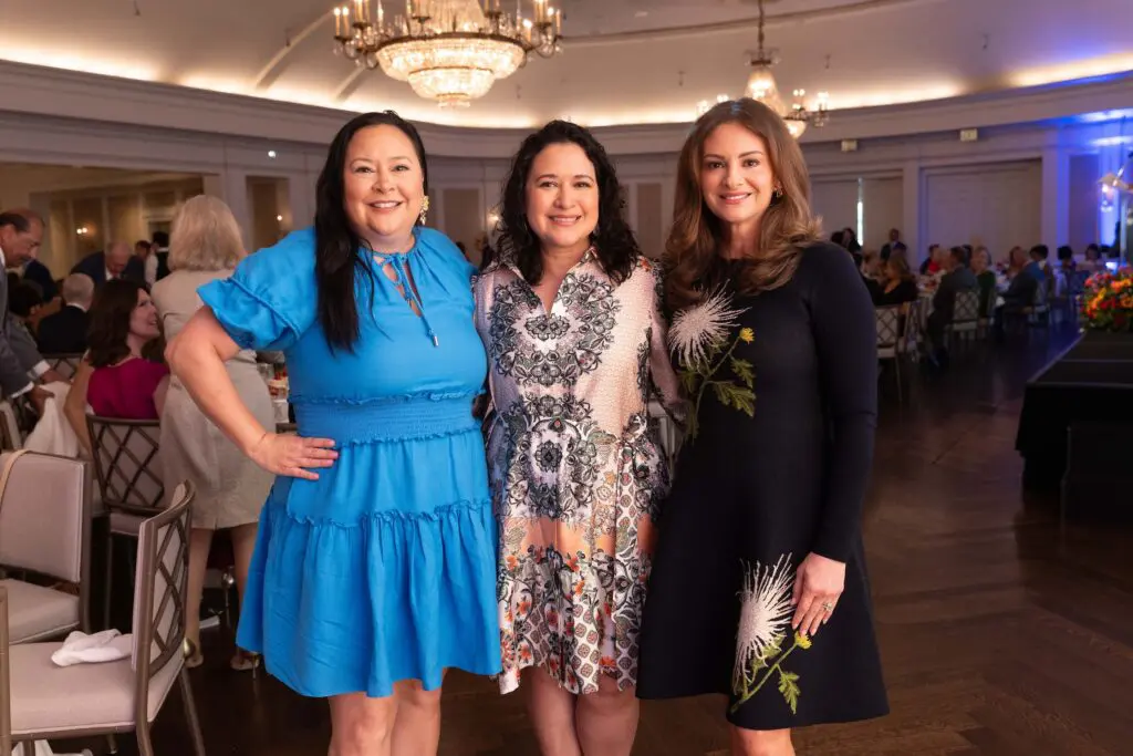 Vicki Luna, Patricia Garcia, Maritza Gonzales at CanCare's Hope Survivor luncheon (Photo by Daniel Ortiz)