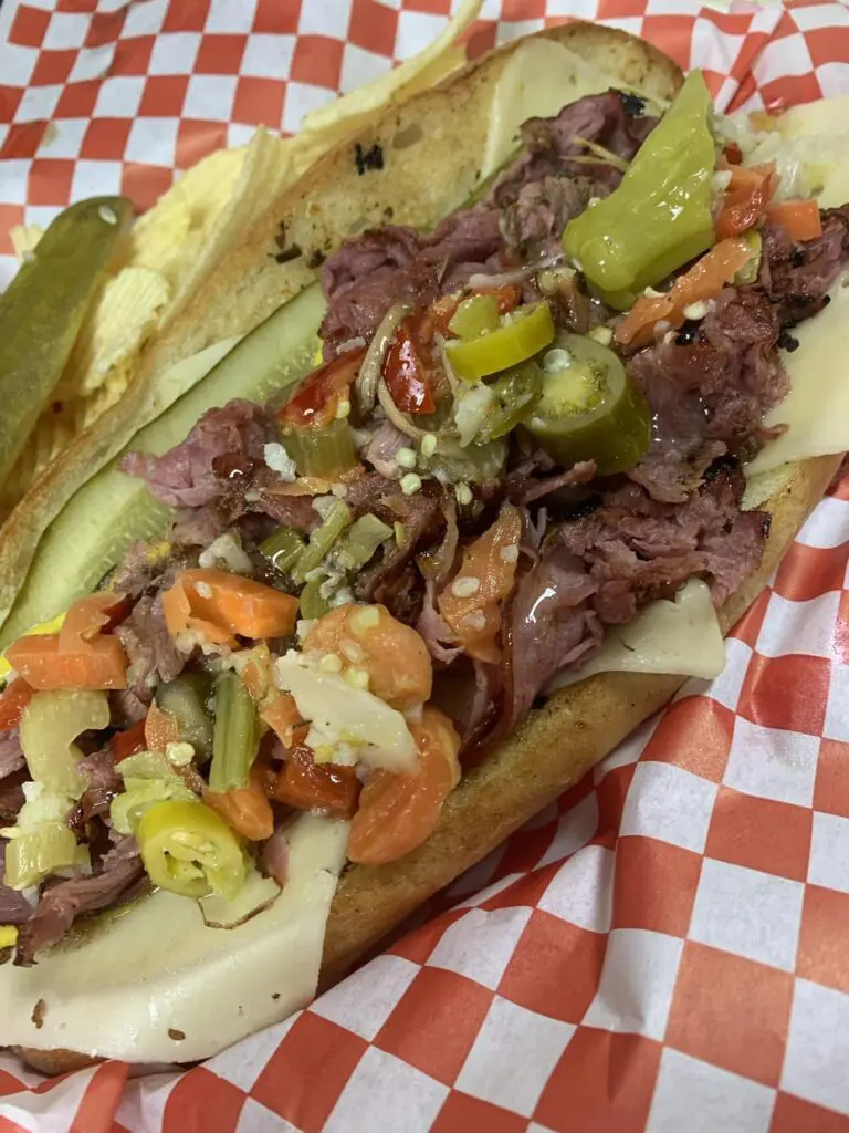 The California pastrami sandwich from Weinberger's is a fan favorite. (Courtesy)