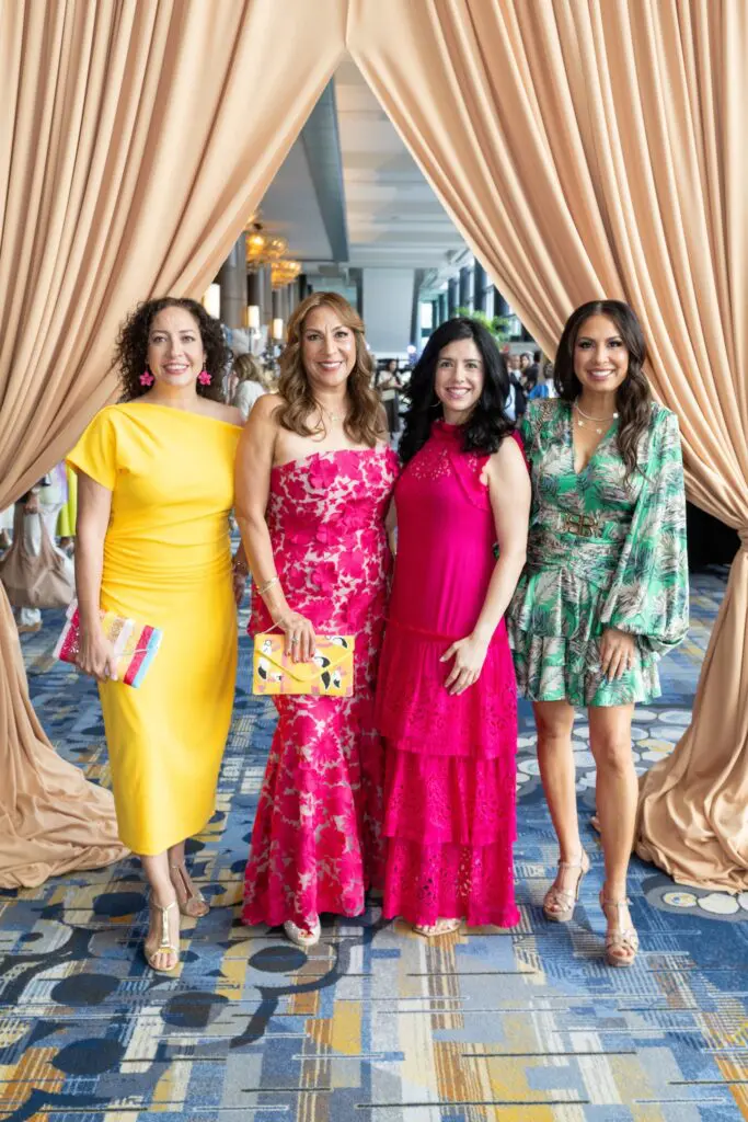 Xitlalic Adcock, Xochitl Ljuboja, Matty Relstivo, Vicky Dominguez at the Latin Women's Initiative annual luncheon (Photo by Jacob Power)
