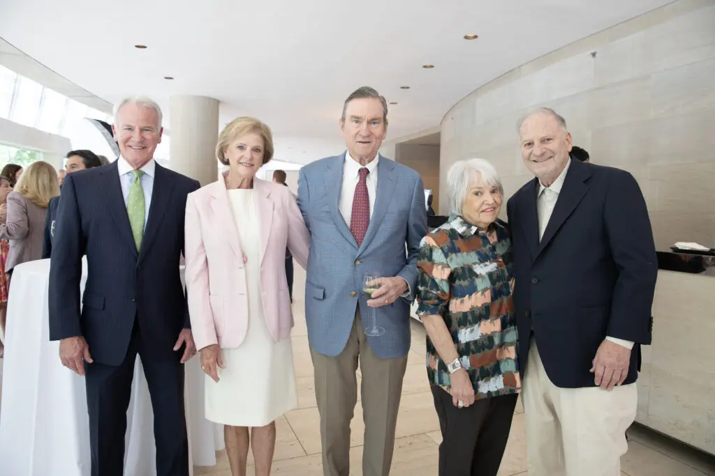 Keith Brayle, Karen Spencer, Rand Spencer, Judy Kaye, and Harold Kaye (Photo by Sylvia Elzafon and Thomas Garza)