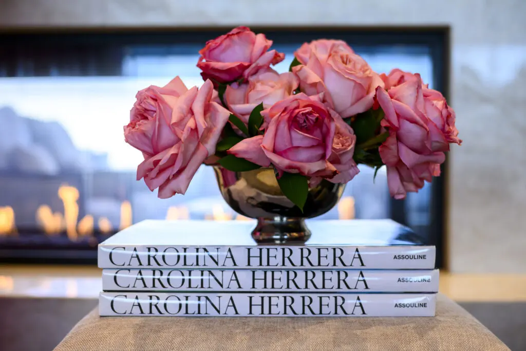 The penthouse suite at The Post Oak Hotel is transformed into a chic party space for a Carolina Herrera fashion frolic. (Photo by Michelle Watson (CatchLightGroup.com))