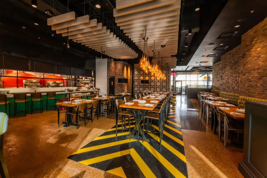 Situated at 3748 Westheimer Rd, Suite 100, (NE corner of Westheimer and Willowick) on the ground floor of the Novel Residences, Pie Tap is a stone’s throw from Highland Village. (Photo by Courtesy of Pie Tap)