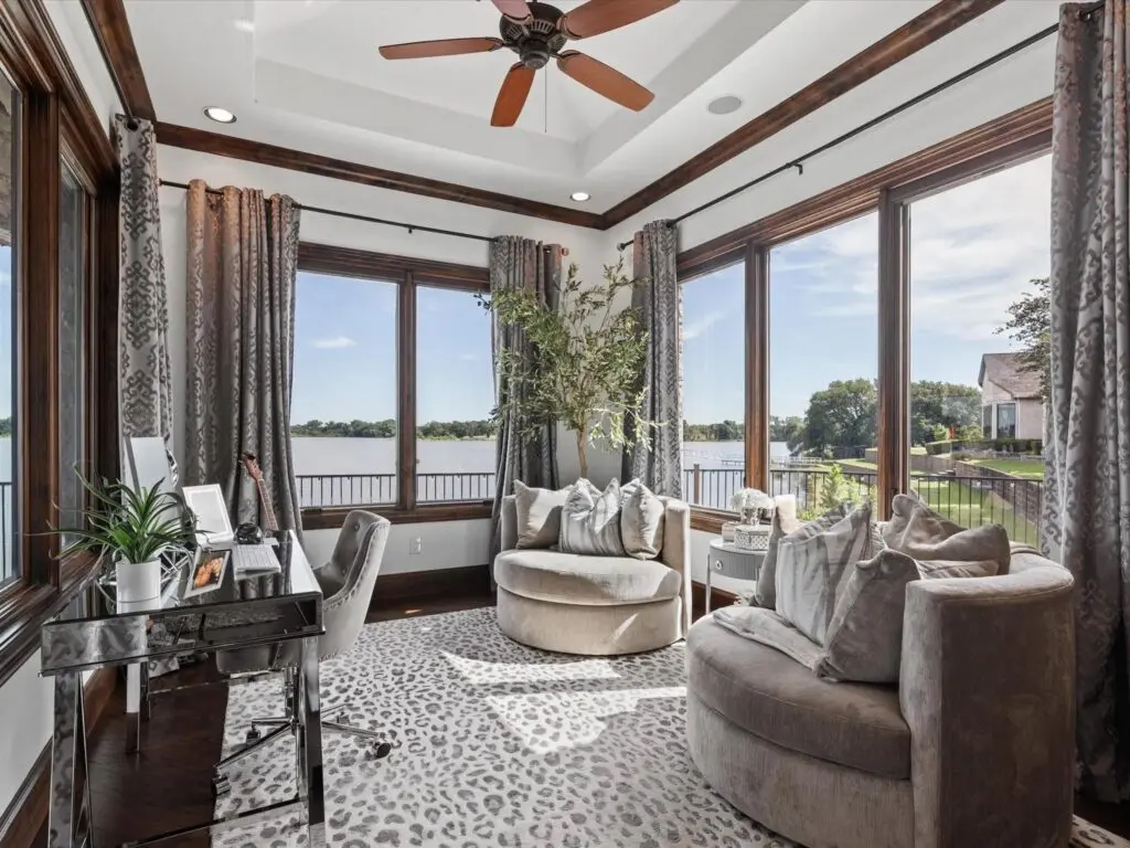 There's no office blues when these are your office views at 12633 Lakeview Court. (Courtesy)