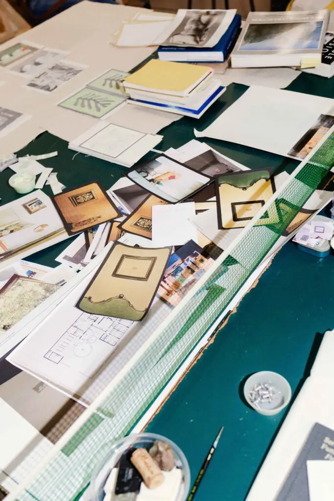 Behind the scenes on the making of “The Space Between Looking and Loving: Francesca Fuchs and the de Menil House” (Photo by Antonio Chicaia)