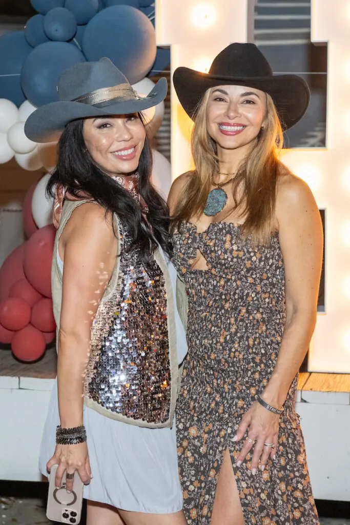 Cowgirl cuties at the Cattle Baron's Ball kick-off  (Photo by Jacob Power)