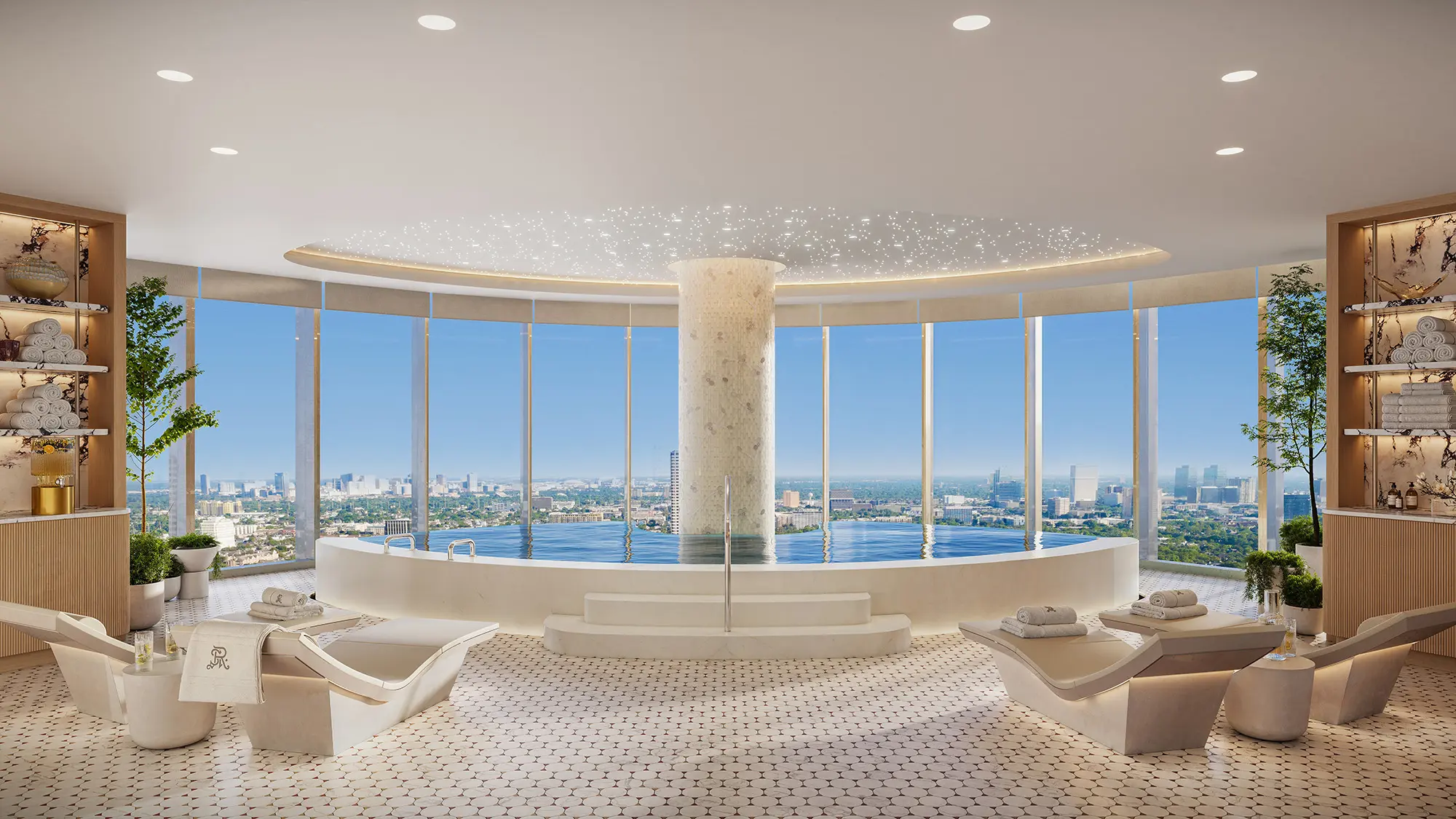 9- Spa, The St. Regis Residences, Houston; Rendering Courtesy of Shimahara Visual