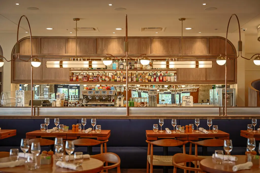 A cocktail menu and wine list feature small French wineries, a freezer martini, and more at Frenchie. (Photo by Beckley)