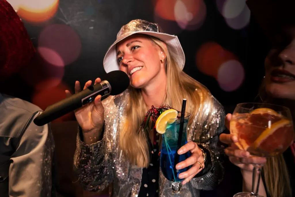 Karaoke takes place at Bar Louie in The Woodlands every Thursday from 9 pm to 1 am.